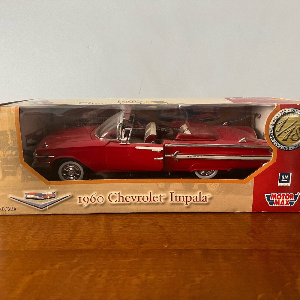 1960 Chevrolet Impala plastic toy car